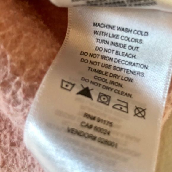 ✨HP✨Fila Pink Sherpa Pullover Women’s Hoodie Small - Picture 9 of 12